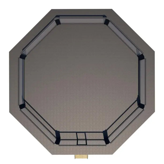 MMA Cage with sidewalk