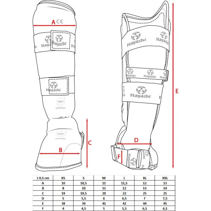 Karate Shin and Instep Guard (WKF approved)