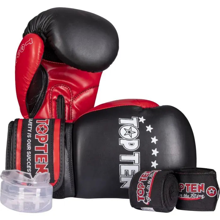 Boxing Gloves Starter Kit incl. Mouthguards and Bandages