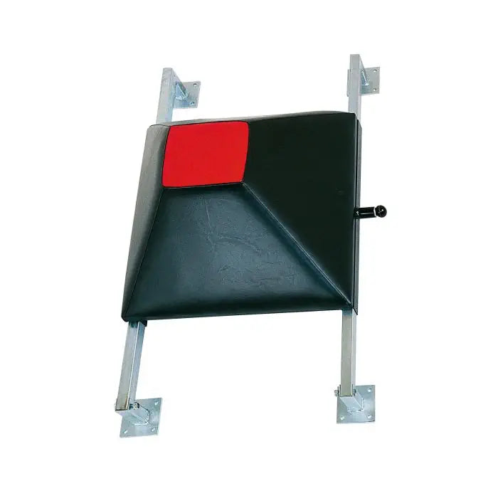 Wall kicking shield - black, height adjustable, 60 cm x 60 cm x 20 cm